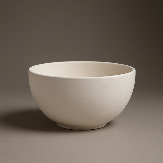 Round Bisque Bowl